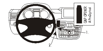 Brodit ProClip, Mercedes Benz G-Class 13-18 i gruppen Billjud / Vad passar i min bil / Mercedes / G-wagon hos BRL (240854935)