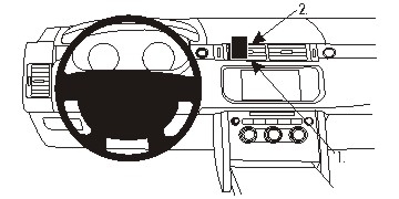 Brodit ProClip, Land Rover Range Rover Sport 14-22 i gruppen Billjud / Vad passar i min bil / Land Rover / Range Rover hos BRL (240854936)