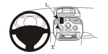 ProClip Monteringsbygel Renault Kangoo 13-15, Centrerad i gruppen Billjud / Vad passar i min bil / Renault / Kangoo hos BRL Electronics (240854939)