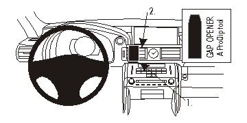 ProClip Monteringsbygel Lexus IS Serie 14-15, Centrerad i gruppen Billjud / Vad passar i min bil / Lexus hos BRL Electronics (240854960)