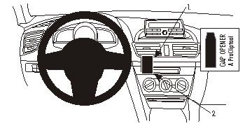 ProClip Monteringsbygel Mazda 3 14-15, Centrerad i gruppen Billjud / Vad passar i min bil / Mazda / Mazda 3 / Mazda 3 2010-2013 hos BRL Electronics (240854966)