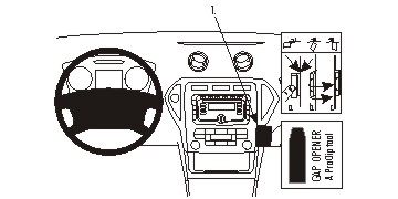Brodit ProClip, Ford Mondeo 12-14 i gruppen Billjud / Vad passar i min bil / Ford / Mondeo / Mondeo 2007-2013 hos BRL (240854995)