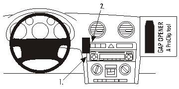 ProClip Monteringsbygel Audi A3 03-06 i gruppen Billjud / Vad passar i min bil / Audi / Audi A3 / Audi A3 2004-2013 hos BRL Electronics (240A30306)