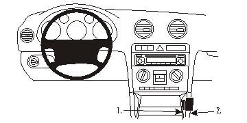 ProClip Monteringsbøyle Audi A3 03-12 i gruppen Billyd / Hva passer i min bil  / Audi / Audi A3 / Audi A3 2004-2013 hos BRL Electronics (240A30312)