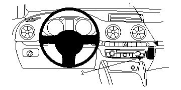 ProClip Monteringsbygel Audi A3 13-15 i gruppen Billjud / Vad passar i min bil / Audi / Audi A3 / Audi A3 2004-2013 hos BRL Electronics (240A31315)