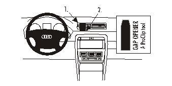 ProClip Monteringsbygel Audi A4 01-07 i gruppen Billjud / Vad passar i min bil / Audi / Audi A4 / Audi A4 2004-2008 / Övrigt hos BRL Electronics (240A40107)