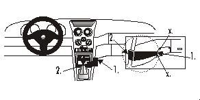 ProClip Monteringsbygel Alfa Romeo 145 94-97/146 98-00 i gruppen Billjud / Vad passar i min bil / Alfa Romeo hos BRL Electronics (240ALF14594PROC)