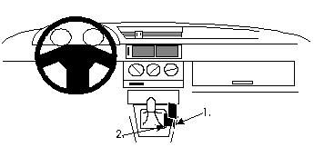 ProClip Monteringsbygel Alfa Romeo 155 92-97 i gruppen Billjud / Vad passar i min bil / Alfa Romeo hos BRL Electronics (240ALF15592PROC)