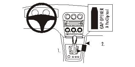 ProClip Monteringsbygel Alfa Romeo 156 02-06 i gruppen Billjud / Vad passar i min bil / Alfa Romeo hos BRL Electronics (240ALF15602PROC)