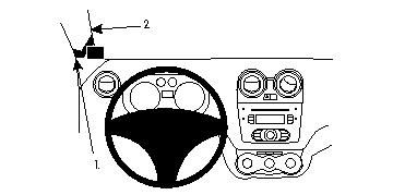 ProClip Monteringsbygel Alfa Romeo MiTo 09-15 i gruppen Billjud / Vad passar i min bil / Alfa Romeo hos BRL Electronics (240ALFMIT09PROC)