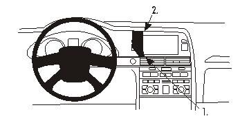 ProClip Monteringsbygel Audi A6 04-09 i gruppen Billjud / Vad passar i min bil / Audi / Audi A6 / Audi A6 2005-2011 / Audi A6 Övrigt hos BRL Electronics (240AUA604PROCLIP)