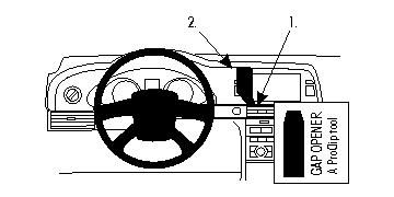 ProClip Monteringsbygel Audi A6 10-10 i gruppen Billjud / Vad passar i min bil / Audi / Audi A6 / Audi A6 2005-2011 / Audi A6 Övrigt hos BRL Electronics (240AUA610PROCLIP)