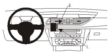 ProClip Monteringsbygel Audi A6 11-15 i gruppen Billjud / Vad passar i min bil / Audi / Audi A6 / Audi A6 2011-2018 hos BRL Electronics (240AUA611PROCLIP)