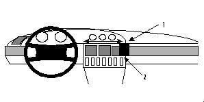 ProClip Monteringsbøyle Audi A6 95-97 i gruppen Billyd / Hva passer i min bil  / Audi / Audi A6 / Audi A6 1994-1997 hos BRL Electronics (240AUA695PROCLIP)