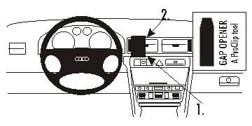 ProClip Monteringsbøyle Audi A6 98-03 i gruppen Billyd / Hva passer i min bil  / Audi / Audi A6 / Audi A6 1998-2004 hos BRL Electronics (240AUA698PROCLIP)