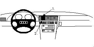 ProClip Monteringsbygel Audi A8 94-02 i gruppen Billjud / Vad passar i min bil / Audi / Audi A8 / Audi A8 1994-2004 hos BRL Electronics (240AUA894PROCL)