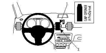 ProClip Monteringsbygel Audi A1 11-15 i gruppen Billjud / Vad passar i min bil / Audi / Audi A1 / Audi A1 2009- hos BRL Electronics (240AUDIA1PROCLIP)