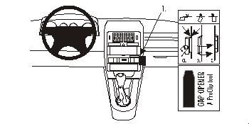 ProClip Monteringsbøyle Audi A2 01-05 i gruppen Billyd / Hva passer i min bil  / Audi / Audi A2 / Audi A2 2000-2005 hos BRL Electronics (240AUDIA2PROCLIP)