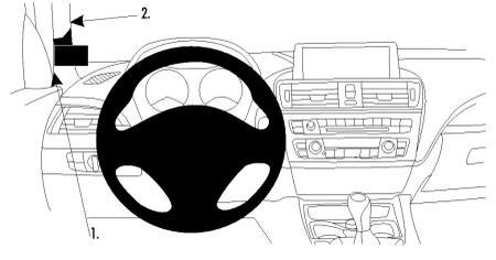 ProClip Monteringsbøyle BMW 1&2 F20/F21 12-15/F22 13-15 i gruppen Billyd / Hva passer i min bil  / BMW / BMW 1 serie / BMW E81/E82/E87/E88 2007-2012 hos BRL Electronics (240BMW12F2012PRO)