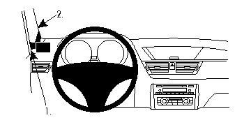 ProClip Monteringsbygel BMW X1 E84 10-15 i gruppen Billjud / Vad passar i min bil / BMW / BMW X1 / BMW X1 2009 hos BRL Electronics (240BMWX110PROC)