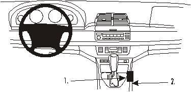 ProClip Monteringsbygel BMW X5 00-06 i gruppen Billjud / Vad passar i min bil / BMW / BMW X5 / BMW X5 2000-2006 hos BRL Electronics (240BMWX500PROC)