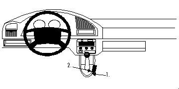 ProClip Monteringsbygel Citroen Berlingo/Peugeot Partner 97-02 i gruppen Billjud / Vad passar i min bil / Peugeot / Peugeot Partner / Peugeot Partner 1997-2008 hos BRL Electronics (240CITBER97PROC)