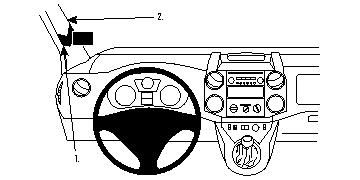 ProClip Monteringsbygel Citroen Berlingo Family 08-15 i gruppen Billjud / Vad passar i min bil / Peugeot / Peugeot Partner / Peugeot Partner 2008-2018 hos BRL Electronics (240CITBERF08PROC)