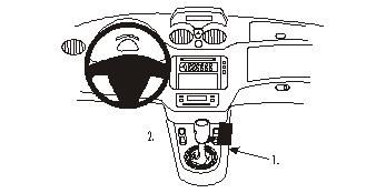 ProClip Monteringsbygel Citroen C2/C3/Pluriel 02-05 i gruppen Billjud / Vad passar i min bil / Citroën / C3 hos BRL Electronics (240CITC302PROCL)