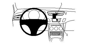 ProClip Monteringsbøyle Citroen C3/Citroen DS3 10-15 i gruppen Billyd / Hva passer i min bil  / Citroën / C3 hos BRL Electronics (240CITC310PROCL)