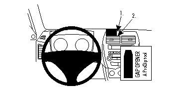 ProClip Monteringsbøyle Citroen C4 Aircross 13-15 i gruppen Billyd / Hva passer i min bil  / Citroën / C4 hos BRL Electronics (240CITC4A13PROC)