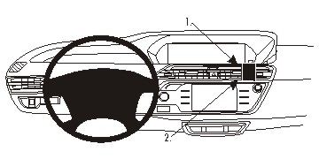 ProClip Monteringsbygel Citroen C4 Picasso II 13-15 i gruppen Billjud / Vad passar i min bil / Citroën / C4 hos BRL Electronics (240CITC4PII13PRO)