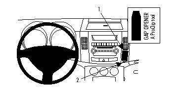 ProClip Monteringsbygel Citroen C-Crosser 07-13 i gruppen Billjud / Vad passar i min bil / Citroën / C-Crosser hos BRL Electronics (240CITCCR07PROC)