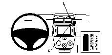 ProClip Monteringsbøyle Daihatsu Materia 07-13 i gruppen Billyd / Hva passer i min bil  / Daihatsu hos BRL Electronics (240DAIMAT07PROC)