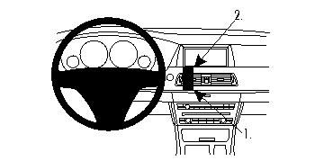 ProClips Monteringsbøyle BMW F07 10-15 i gruppen Billyd / Hva passer i min bil  / BMW / BMW 5 serie / BMW F07/F10/F11/F18 2010-2017 / Övrigt F07/F10/F11/F18 2010-2017 hos BRL Electronics (240F07PROCLIP)