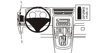 ProClip Monteringsbygel Fiat Croma 06-11 i gruppen Billjud / Vad passar i min bil / Fiat / Croma hos BRL Electronics (240FIACRO06PROC)