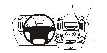 ProClip Monteringsbøyle Fiat Ducato 07-15 i gruppen Billyd / Hva passer i min bil  / Fiat / Ducato hos BRL Electronics (240FIADUC07PROC)