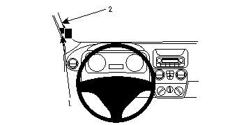 ProClip Monteringsbygel Fiat Fiorino 08-15 i gruppen Billjud / Vad passar i min bil / Fiat / Qubo 2008- hos BRL Electronics (240FIAFIO08PROC)