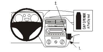 ProClip Monteringsbygel Fiat Punto Grande 06-13 i gruppen Billjud / Vad passar i min bil / Fiat / Grande Punto hos BRL Electronics (240FIAPUN06PROC)