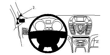 ProClip Monteringsbygel Ford C-Max/Grand C-Max 11-15/Kuga 13-15 i gruppen Billjud / Vad passar i min bil / Ford / Kuga / Kuga 2008-2012 hos BRL Electronics (240FORCMA11PROC)