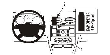 ProClip Monteringsbygel Ford Focus 05-10 i gruppen Billjud / Vad passar i min bil / Ford / Focus / Focus 2007-2011 hos BRL Electronics (240FORDFOC05PROC)