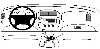 ProClip Monteringsbygel Ford Explorer 95-01 i gruppen Billjud / Vad passar i min bil / Ford / Explorer / Explorer 1995-2001 hos BRL Electronics (240FOREXPL95PROC)