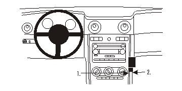 ProClip Monteringsbygel Ford Mustang 05-09 i gruppen Billjud / Vad passar i min bil / Ford / Mustang / Mustang 2005- hos BRL Electronics (240FORMUS05PROC)