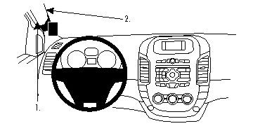 ProClip Monteringsbygel Ford Ranger 12-15 i gruppen Billjud / Vad passar i min bil / Ford / Ranger / Ranger 2006-2009 hos BRL Electronics (240FORRAN12PROC)