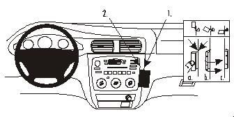 ProClip Monteringsbygel Ford Taurus 00-07 i gruppen Billjud / Vad passar i min bil / Ford / Taurus / Taurus 1986-1995 hos BRL Electronics (240FORTAUR00PROC)