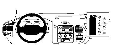 ProClip Monteringsbygel Ford Transit 00-06 i gruppen Billjud / Vad passar i min bil / Ford / Transit / Transit 2000-2006 hos BRL Electronics (240FORTRA00PROC)