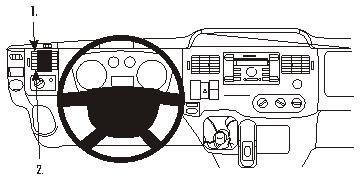 ProClip Monteringsbygel Ford Transit 07-13 i gruppen Billjud / Vad passar i min bil / Ford / Transit / Transit 2006-2014 hos BRL Electronics (240FORTRA07PROC)