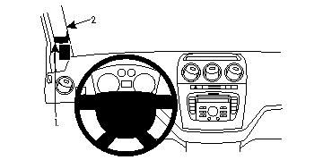 ProClip Monteringsbygel Ford Transit Connect/Tourneo Connect 10-13 i gruppen Billjud / Vad passar i min bil / Ford / Transit Connect / Transit Connect 2002-2013 hos BRL Electronics (240FORTRAC10PROC)