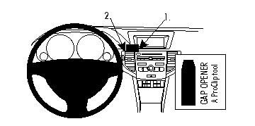 ProClip Monteringsbygel Honda Accord 09-12 i gruppen Billjud / Vad passar i min bil / Fiat / UNO hos BRL Electronics (240HONACC09PROC)