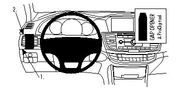 ProClip Monteringsbøyle Honda Accord/Accord Coupé 13-15 i gruppen Billyd / Hva passer i min bil  / Fiat / UNO hos BRL Electronics (240HONACC13PROC)