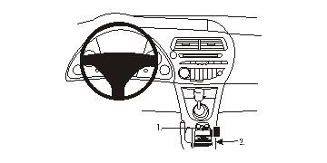 ProClip Monteringsbygel Honda Civic 06-11 i gruppen Billjud / Vad passar i min bil / Honda hos BRL Electronics (240HONCIV06PROC)